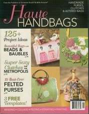 I made the purse in the upper right corner on this magazine cover.