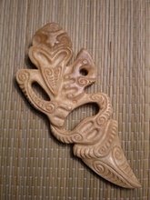 Bone Hei-Tiki Carving