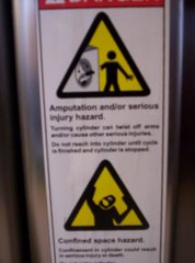 Washing Machine Warnings