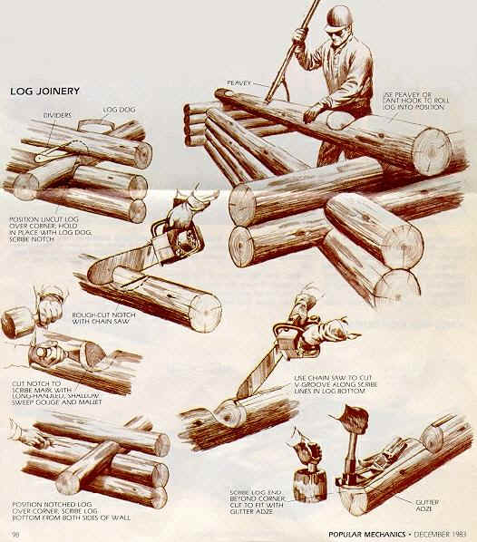 * Mungo Says Bah * Bushcraft Blog: Build a Log Cabin 