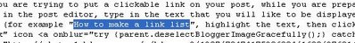 Blogger: link anchor text