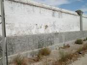 Muro del cementerio de Puerto Real donde fueron fusilados los trabajadores