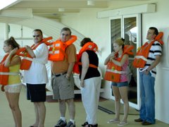 Life Jacket Drill on The Sovereign of the Seas