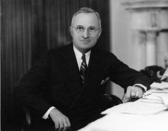 Portrait of Senator Harry S Truman