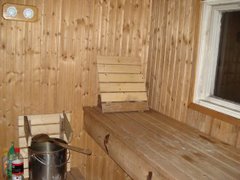 Gräsö. Sauna sueca en Kallboda