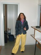 Me in yellow  trousers