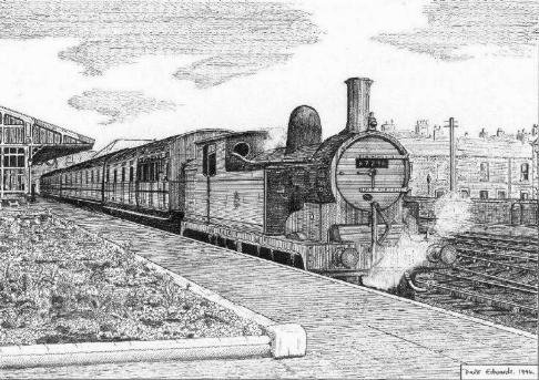 STEAM TRAIN AT BLYTH