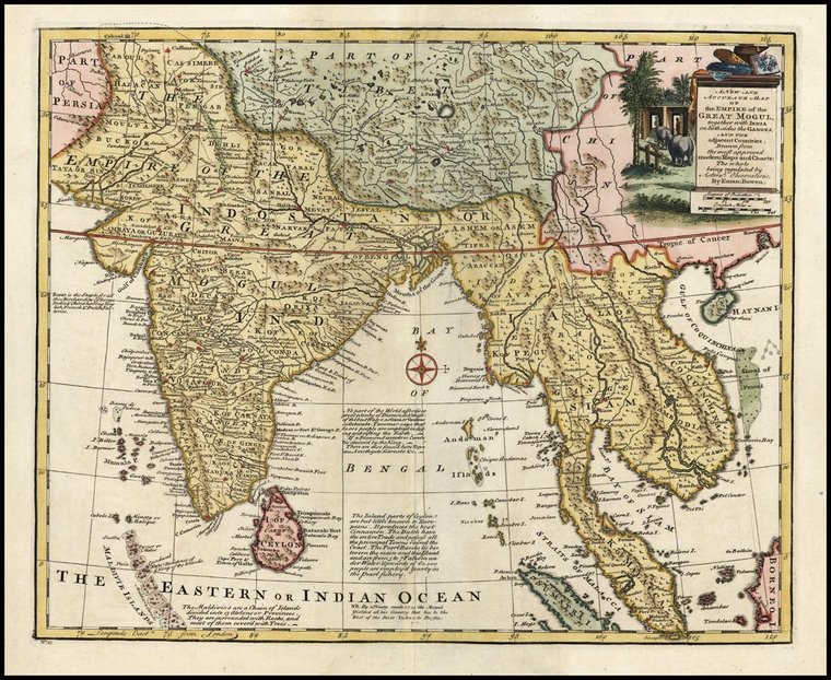 Peta tahun 1744