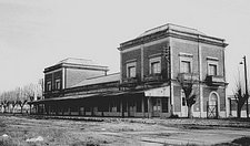Antigua estación Ensenada - 1889