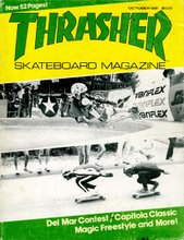 Thrasher Magazine Cover of The Capitola Classic 1981
