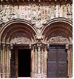 Catedral de Santiago de Compostela. Puerta de Platerías (España)