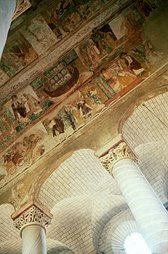 frescos de la iglesia de Saint Savin (francia)