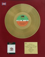 COMING OUT/BRITISH BPI GOLD LP AWARD 1977