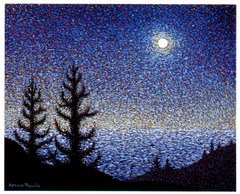Full Moon Over Big Sur by Fr Arthur Poulin, OSB Cam
