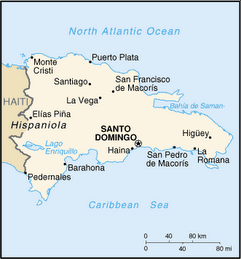 Map of the DR