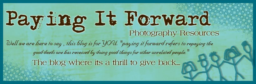PAY IT FORWARD PHOTOGRAPHY RESOURCES