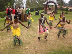Traditonal east African dancing