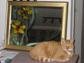 Daffodil Mirror plus Persistent Cat!