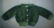 Seamless Raglan Baby Sweater