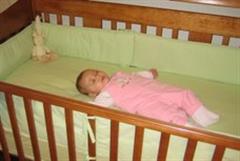 Madeleine Kauffman Sleeps in Baby Safe Position