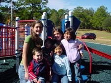 Mary Audrey's Neices, Nephew & Sisters At The Park
