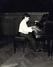 Mario Parmisano en su primer concierto  (1971)