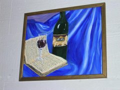 Et glass vin og en god bok