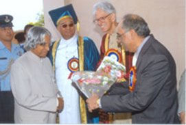 Receiving President of India, APJ Abul Kalam