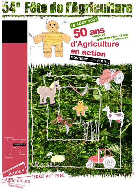 Affiche Fête de l'agriculture 2007