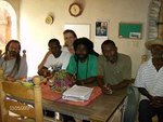 In the Bluntschli home in Haiti