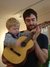 A young guitarist is born!!!