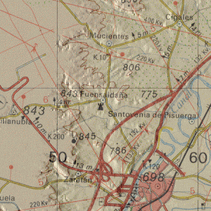 MAPA VALLADOLID Y FUENSALDAÑA