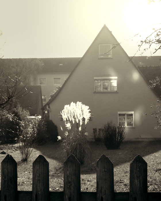 Sophienstrasse, Erlangen, a house about to be demolished - photo by Joselito Briones