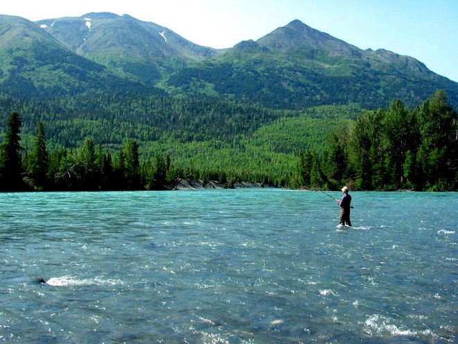 Fishing the mighty Kenai