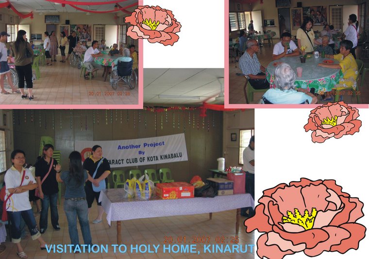 Visitation to Holy Home, Kinarut (20th January 2007)