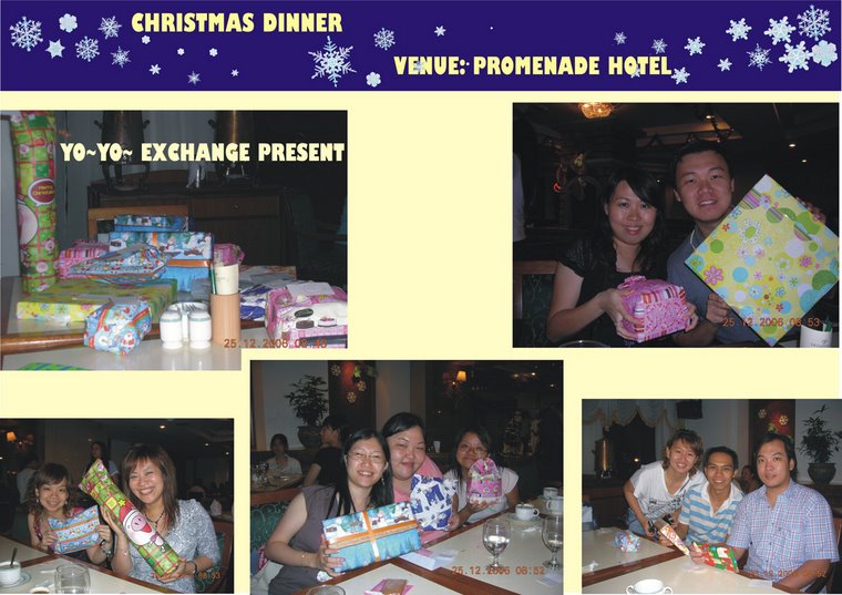Christmas Dinner at Promenade Hotel (25th December 2006)