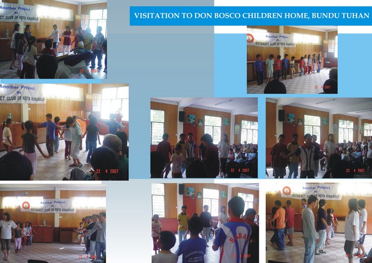 Visitation to Don Bosco Children Home, Bundu Tuhan (22nd April 2007)