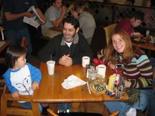 Esther, Erin & Evan, Walnut St Cafe, November 2006