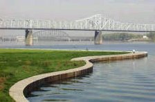 The Ohio River along the Left Bank near Milepost 606