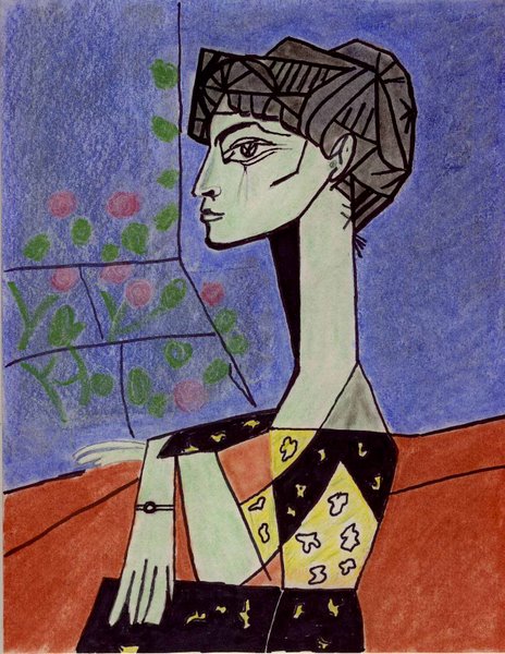Picasso portrait of his last wife