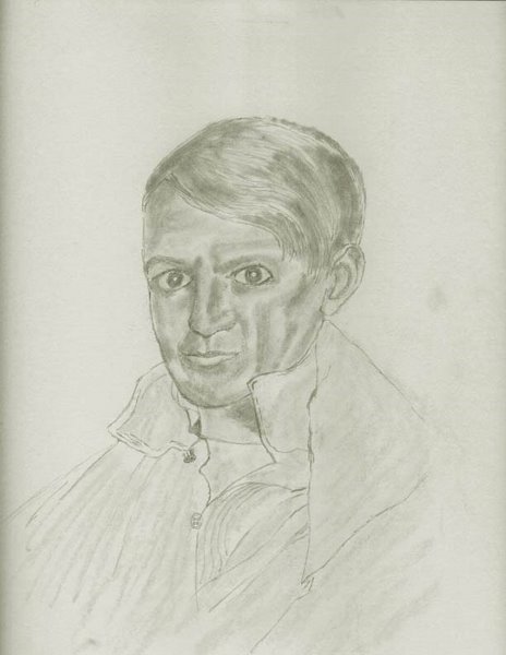 Dali portrait of Picasso