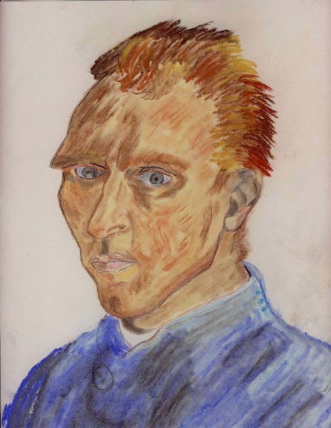 Van Gogh self portrait w/o beard
