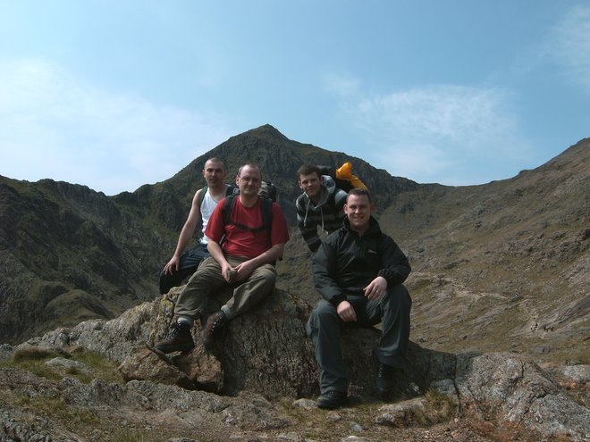 bpi lads with Snowdon in the background
