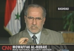 Dr. Mowaffak al-Rubaie, Sicherheitsexperte der irakischen Regierung