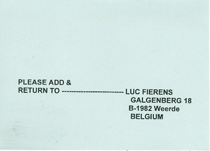 Luc Fierens, Belgium--Add and return to Luc Fierens
