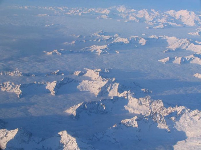 Finalement de la neige dans les Alpes !