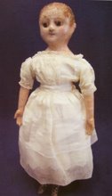 Izannah Walker Doll Cloth with Painted Face