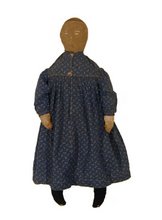 Early Cloth Doll in Indygo