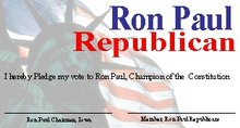 Ron Paul Card Example