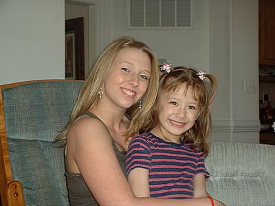 My daughter Erica (left) and niece Briana